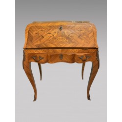 Schräger Schreibtisch im Stil Louis XV aus Palisanderholz
