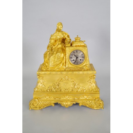 Louis-Philippe-Pendeluhr vergoldete Bronze