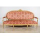 Sofa im Stil Louis XVI vergoldetes Holz