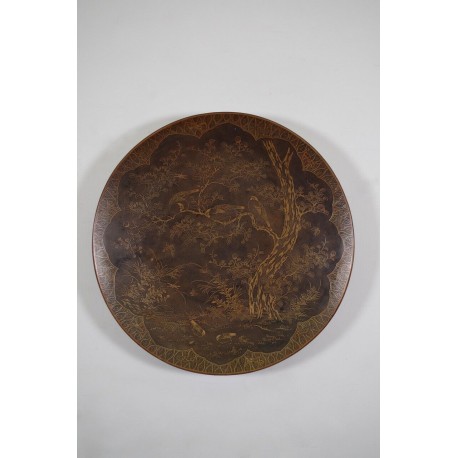 Japan - Platte aus Bronze