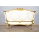 Sofa aus vergoldetem Holz im Stil von Louis XV