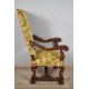 Sessel im Stil Ludwig XIV. Samt aus Genua