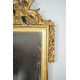 Spiegel Louis XVI vergoldetes Holz mit Giebel XVIII Jahrhundert