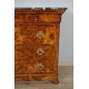 Commode Charles X loupe de noyer