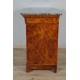 Commode Charles X loupe de noyer