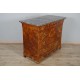 Commode Charles X loupe de noyer