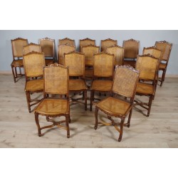 Achtzehn Stühle im Regency-Stil