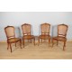 Vier Stühle aus der Zeit von Louis XV