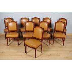 Zehn Stühle aus der Zeit Napoleons III.