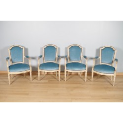 Vier Sessel aus der Zeit Louis XVI