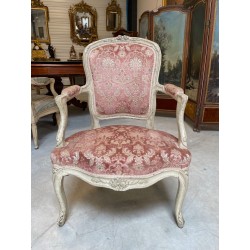 Bemalter Sessel Epoche Louis XV