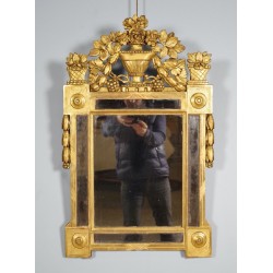 Miroir à parecloses époque Louis XVI