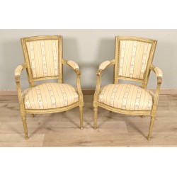 Paar Sessel im Stil Louis XVI