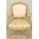Sessel und Sessel im Stil Louis XV Gestell