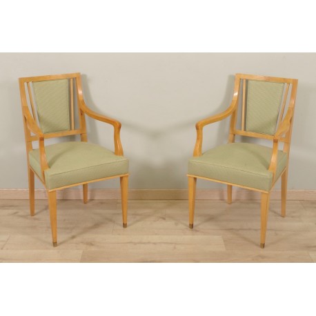 Paar Sessel im Jean-Desnos-Stil von 1940