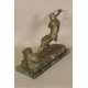Art-Deco-Bronze, signiert Ouline