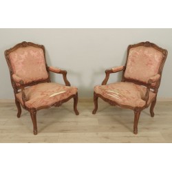 Paar Sessel im Stil Louis XV