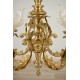 Louis XV Stil vergoldete Bronze Kronleuchter